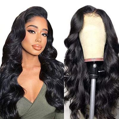 China 100% Raw Wholesale Hd Seller Body Wave Hair Glue Straight Adhesive Free Sample Lace Front Wig for sale