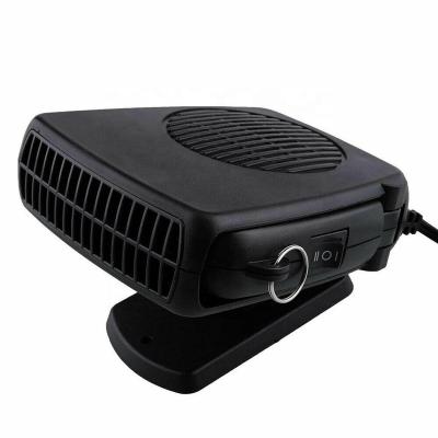 China 12V Car Heater Defogger 2-in-1 Vehicle Plastic Portable Auto Windshield Defroster Heater Cooling Fan for sale