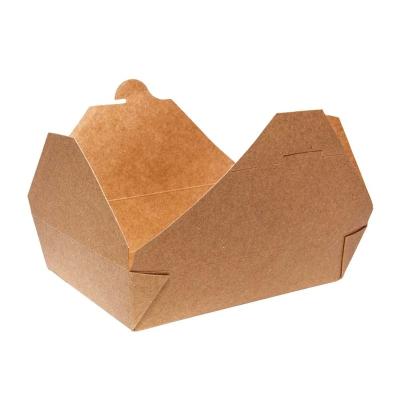 China Custom Disposable For Fried Wing Paper Boxes Togo Fast Food Packaging Containers Hamburger Chicken Takeout Box Burger Fries Snacks for sale