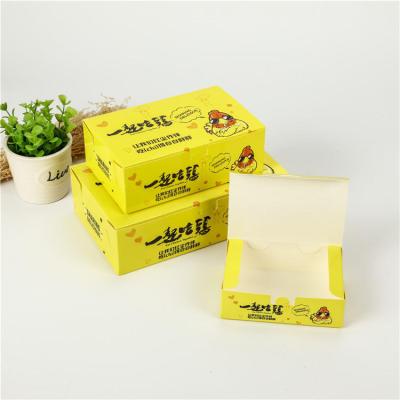 China Disposable Kraft/Carton Food Packaging Custom Hot Quick Rice Take Out French Fried Chicken Nuggets Wings Ships Lunch Takeout Paper Box for sale