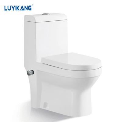 China Y5209 Double-flush Ceramic Toilet Down Wash Diamond Shape One Piece Bathroom Toilet for sale