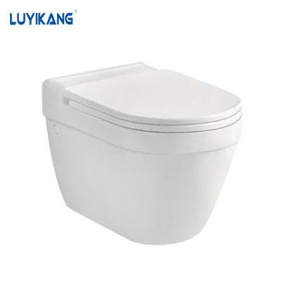 China Y5104 Double-flow Washdown Porcelain Bathroom Ware Sanitary Wall Hung Toilet Ceramic Wc Closestool for sale