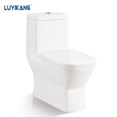 China Chaozhou Bathroom Sanitary Ceramic Washdown Double-flush Y5205 One Piece Ware Toilet for sale