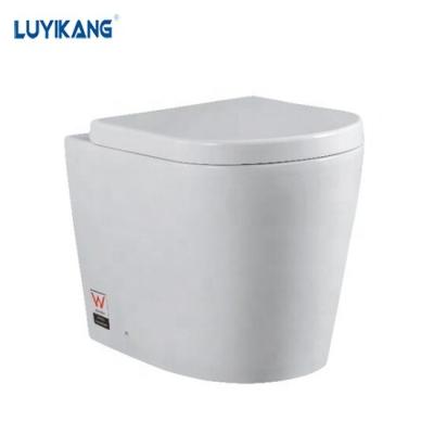 China MY011 Double-Flow Watermark Wall Hung Ceramic Bathroom Hotel Australian Wall Hung Toilet for sale