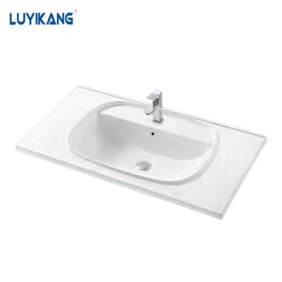 China Y7109 Chaozhou EDOO Modern Modern Hand Wash Bathroom Cabinet Ceramic Basin for sale