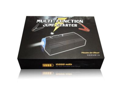 China 15000mAh Li - polymer Car Power Jump Starter Pack for 19V Laptop for sale