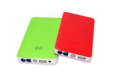 China Extra Slim 15mm Car Power Jump Starter , 6000 mAh Car Battery Power  Bank for sale