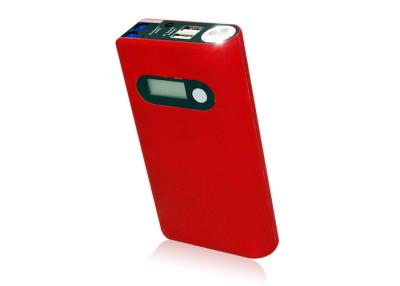 China Acionador de partida vermelho 6000mAh do salto do carro da emergência multi - poder do começo da emergência da função auto à venda