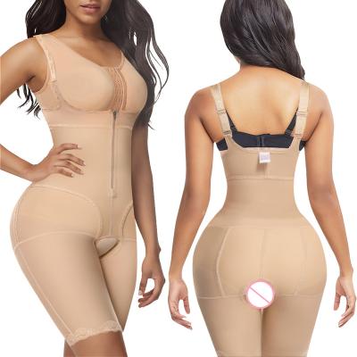 China Wholesale Colombian Antibacterial Shaper 5xl Fajas De Alta Compassion Zipper Colombianas Mayor Fajas de la courier de barrel for sale