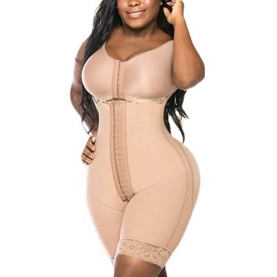 China Best Control Antibacterial Firm Body Wrap Postpartum Thong Under Dress Clothes Tummy Control Jumpsuit Women Shapewear for sale