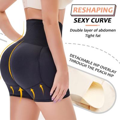 China High Waist Butt Lifer Antibacterial Black Panties Slimming Shaper Panties Fajas Postoperatorias Mujer Shapewear With Padded Butt for sale