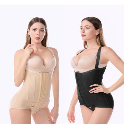 China 2022 Antibacterial Top Selling Manufacturer Steel Bone Corset Colombian Body Wrap Vest Plus Size After Surgery Waist Trainers For Woman for sale