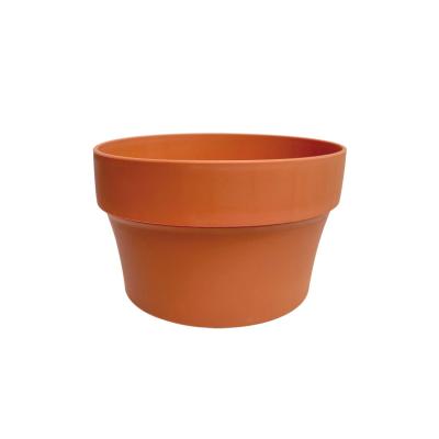 China Hanser FP-14 Modern Garden Nursery Plastic Flower Pots For Double Layers Outdoor Indoor Gardening Plants Planting Pots Succulent Pot for sale