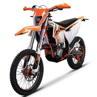 China KAMAX CE certification 2 stroke 300cc offroad hydraulic spring inverted suspension automatic dirt bike for adults for sale