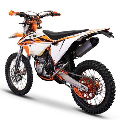 China KAMAX Off-Road Automatic Dirt Bike With 9L Fuel Tank Enduro 450cc Dirt Bike For Adults Chain Drive 6 Speed ​​Manual Clutch for sale