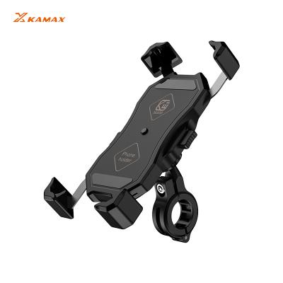 China KAMAX Motorcycle Adjustable Magnetic Bike Waterproof Mobile Phone Holder 360 Degree Rotating Stand Cell Phone for sale