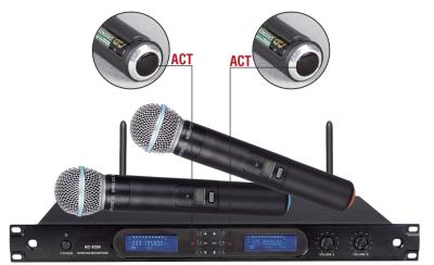 China excellent quality 8008 wireless microphone system 200 channels infrared LCD handheld for sale