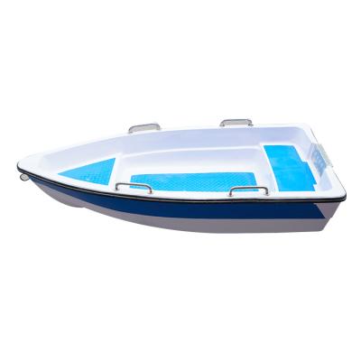 China Fishing Leisure Cruise Made In China Luxury Yacht Outboard Engine 40 PK Fiberglass Speedboat Suppliers for sale