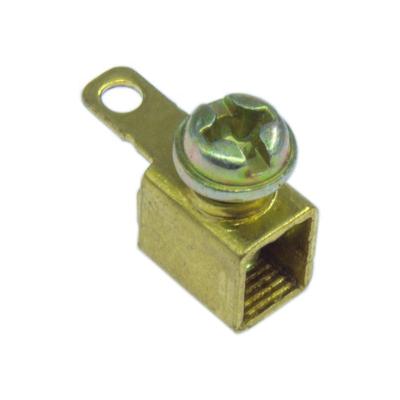 China Switch cable terminal block, screw terminal block connector, stamped brass terminal for sale