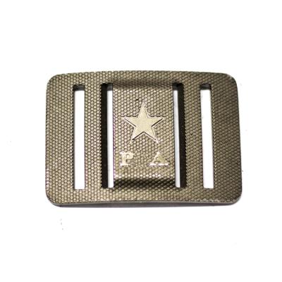 China Outdoor High Strength Aluminum Alloy Belt Buckle Aluminum Alloy Forging Parts, Brown Anodizing Aluminum Forging Buckle Parts for sale