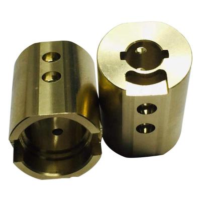 China Industrial Equipment OEM CNC C36000 Brass Parts , Machined Copper Parts tolerance0.01mm for sale