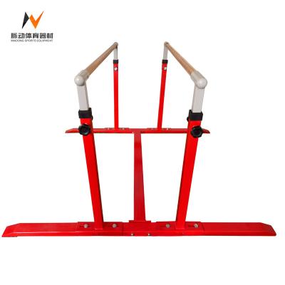 China Wooden Outdoor Fitness Gymnastics Parallel Bars in 180*166*80-160cm Size for Training for sale