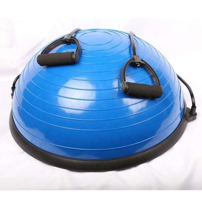 Chine Centre de remise en forme en PVC Yoga demi-balle d'équilibre avec bande de résistance et disque de tour de taille à vendre