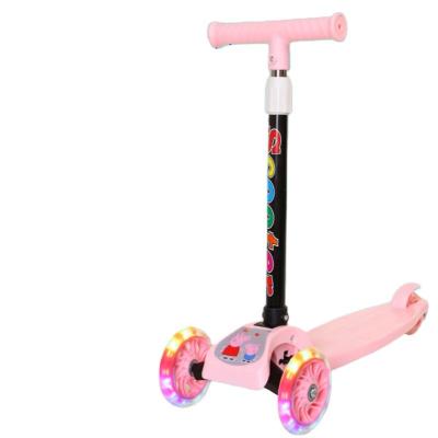 China Portable Baby Kids Adjustable Foot Scooter 3 Wheel Girl Kick Toy Scooter for sale