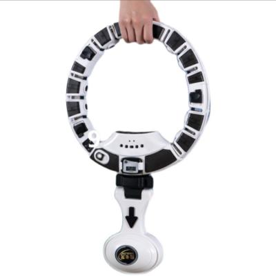 China Fat Polynesian Smart Dance Detachable Plastic Weighted Adult Portable Burning Ring Exercise Hoop for sale