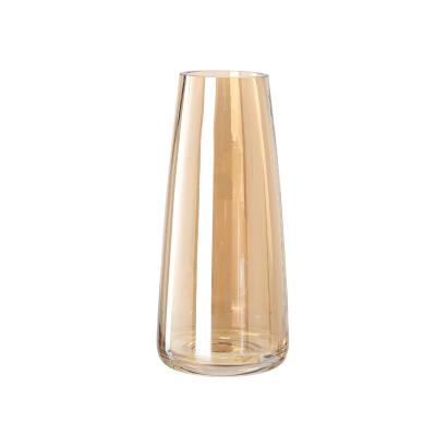 China 2021 new style modern minimalist crystal glass colorful vases for home decoration for sale