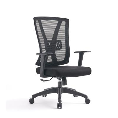 China Mesh Back With Headrest Computer Office Swivel Style Mid-Back Style Executive Chair Adjustable Modern Office Chair (Height) for sale