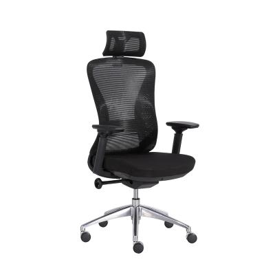 China High Back Mesh Office Manager Chair Cheap (Height) Black Adjustable Office Executive Chair Swivel Adjustable Ergonomic Office Rotation Chair for sale