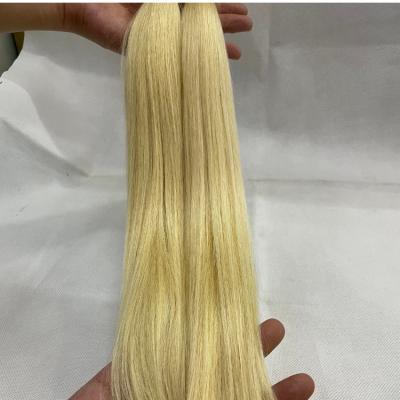 China Silky Straight Most Popular Cheap 100% Natural Blonde Hair Extension Hair Bundles for sale