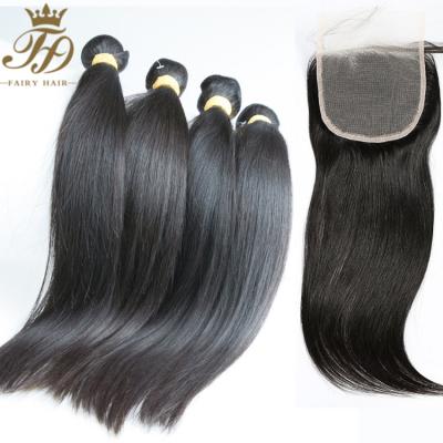 China Silky Straight No Shedding No Chemical 100% Virgin Unprocessed Raw Indian Hair Straight for sale