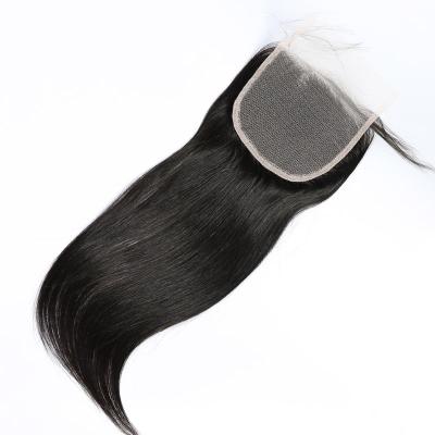 China Straight Brazilian Hair Top Grade 12a Hair Bundles With Transparent Lace Closure Small Pieces Free Knots For Sale for sale