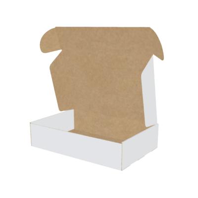 China Recyclable Luxury Pink White Corrugated Cardboard Shirt Custom Logo Packaging Apparel Paper Box for sale