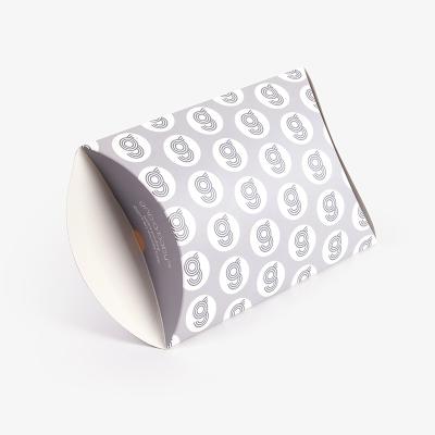 China Foldable Recyclable Wholesale Biodegradable Round Pillow Gift Wrapping Paper Soap Packaging Custom Paper Box for sale