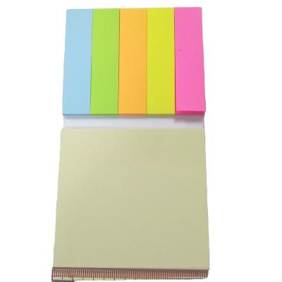 China Fruit Whale Combination Easy Tear Note Self-adhesive Creative Cute Self-adhesive Multicolor Sicky Notepad Customized Sticky Note Pad for sale