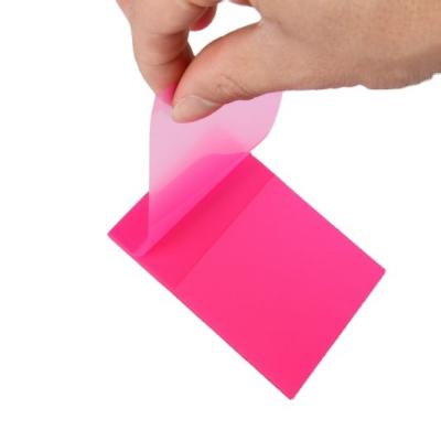 China Promotional 3x3 Notes Self Adhesive Sticky Note Planner Plastic Sticky Note Pad for sale