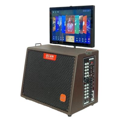 China Wholesale phone function multimedia touch screen mirroring function smart system portable video speaker for ktv for sale