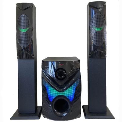 China Flashing LED Light 2.1 Surround - Home Theater Multimedia Sound Speaker System For Karaoke for sale