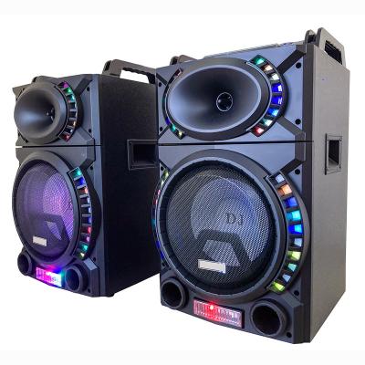 China PORTABLE Super Bass USB PORTABLE Super Bass Professional High Fidelity Stage Noise Subwoofer Speaker Big Sound Audio Player With RGB Led Light for sale