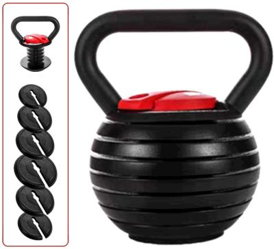 China Universal Factory Wholesale Fitness Adjustable Kettlebell Exercise Training Gym Iron Kettlebell Set for sale