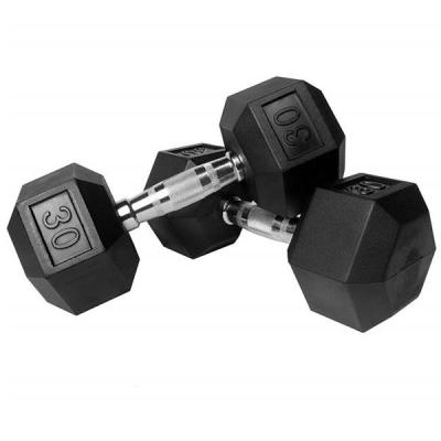 China Factory Outlet Weightlifting Fitness Equipment Hexagon Dumbbell Set Book LS Hexagon Dumbbell Durable Rubber for sale