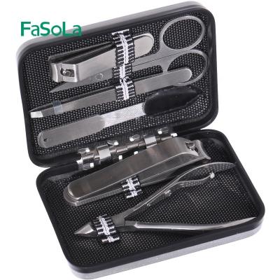 China FaSoLa Beauty Nail Tool Kit ABS Mini Profesional Stainless Steel Running Quick Manicure Nail Clippers for sale