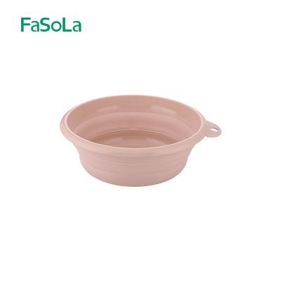 China Household Viable Foldable Travel FaSoLa Plastic Wash Basin (Small) for sale