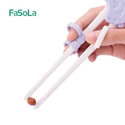 China Viable Kids Practice Chopsticks Cartoon Design Learning Safe Educational Silicone Kids Practicing Chopsticks for sale