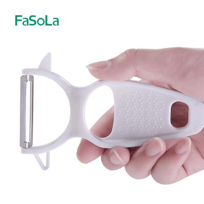 China FaSoLa Flat Cutter Stored Vegetable Fruit Peeler For Kitchen Tool for sale