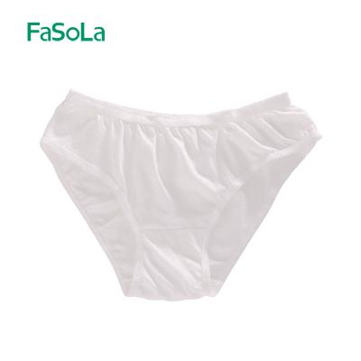 China FaSoLa Disposable Maternity Paper Panties Viable Full-Cotton Disposable Panties Traveling Shorts for sale