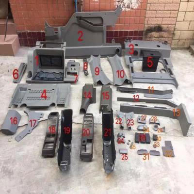 China Construction worksÂ  Excavator  EC210B 240B 290B 360B Excavator Cab Trim Panel Plastic Board for sale